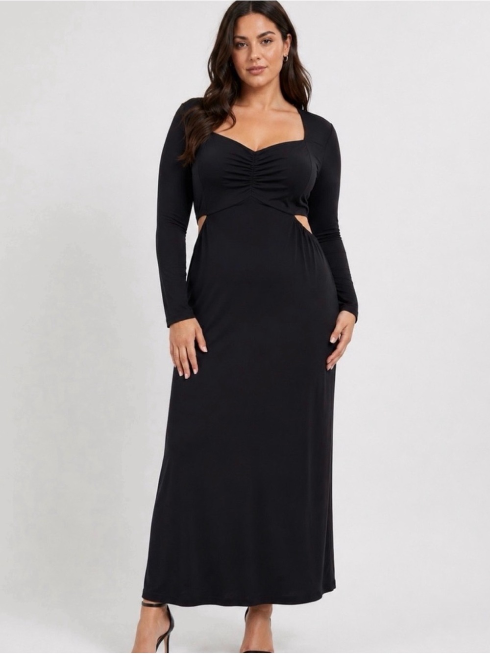 torrid Black Long Sleeve Cutout dress 4x
